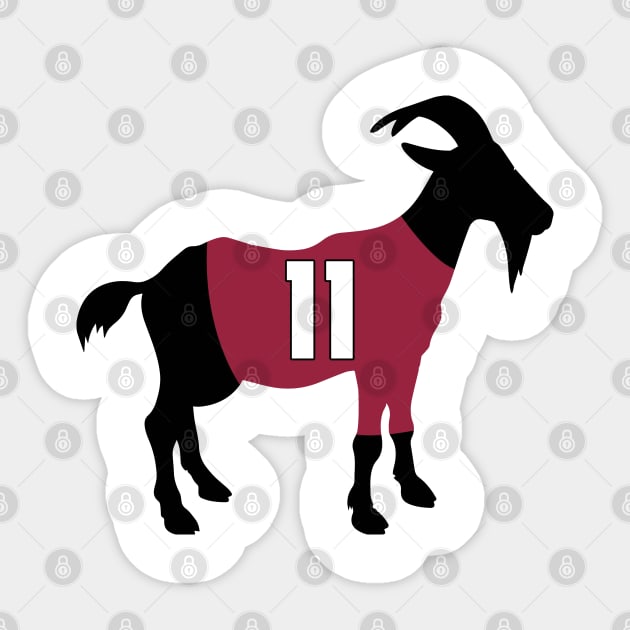 Larry Fitzgerald GOAT Sticker by slawisa